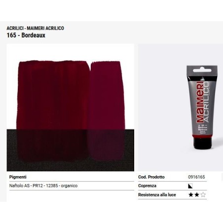 165 Bordeaux - Maimeri acrilico