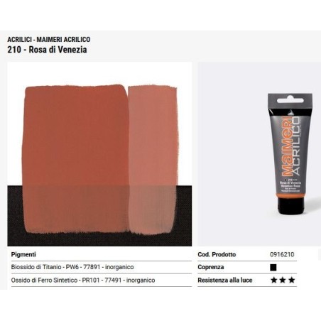 210 Rosa di Venezia - Maimeri acrilico