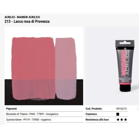 213 Lacca rosa di Provenza - Maimeri acrilico