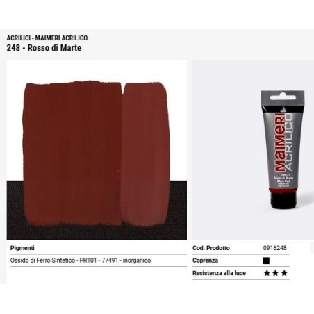 248 Rosso di Marte - Maimeri acrilico