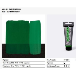 303 Verde brillante - Maimeri acrilico