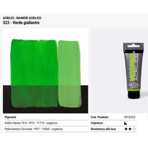 323 Verde giallastro - Maimeri acrilico