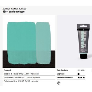 350 Verde turchese - Maimeri acrilico