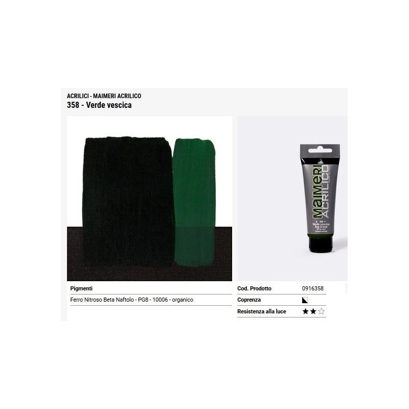 358 Verde vescica - Maimeri acrilico