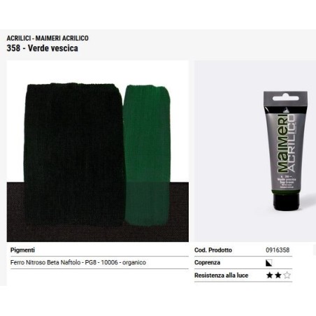 358 Verde vescica - Maimeri acrilico