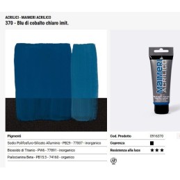370 Blu di cobalto chiaro imitaz - Maimeri acrilico