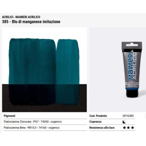 385 Blu di manganese imitaz - Maimeri acrilico