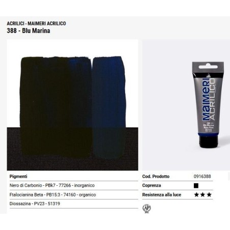 388 Blu marina - Maimeri acrilico