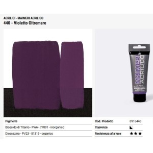 440 Violetto oltremare - Maimeri acrilico