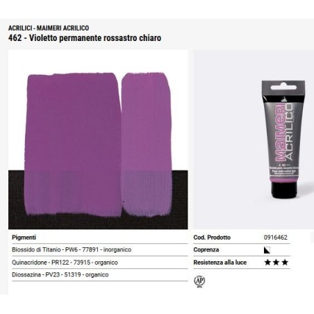 462 Violetto permanente - Maimeri acrilico