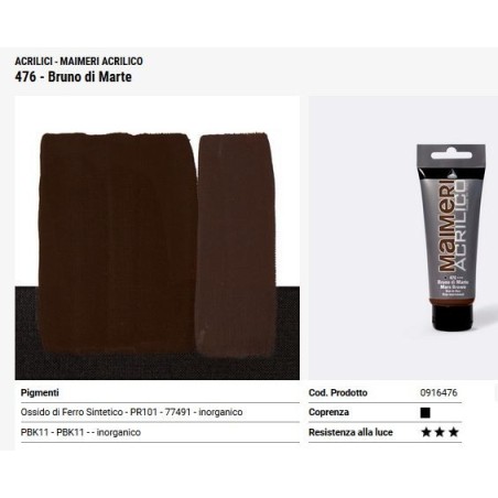 476 Bruno di Marte - Maimeri acrilico