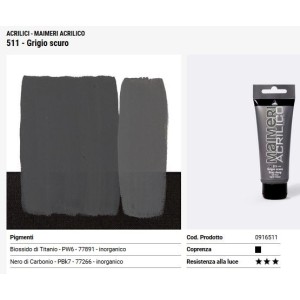 511 Grigio freddo - Maimeri acrilico