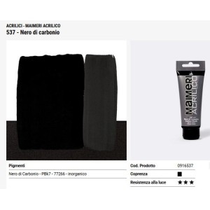 537 Nero di Carbonio - Maimeri acrilico