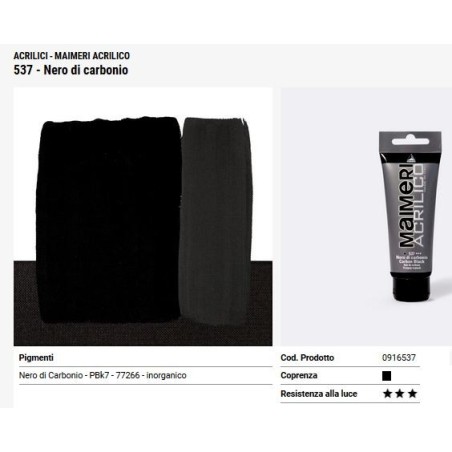 537 Nero di Carbonio - Maimeri acrilico