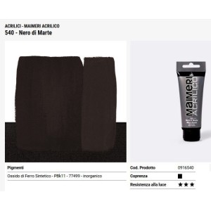 540 Nero di Marte - Maimeri acrilico