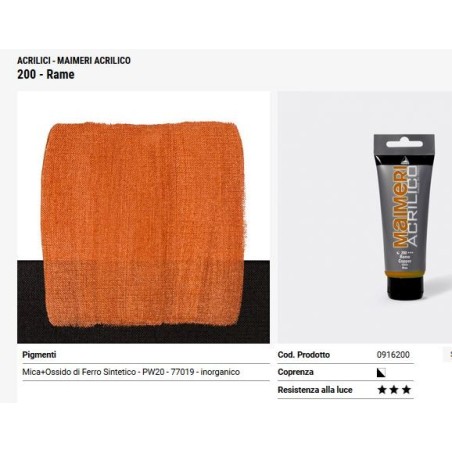 200 Rame - Maimeri acrilico