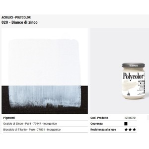 020 Bianco di Zinco - Maimeri Polycolor