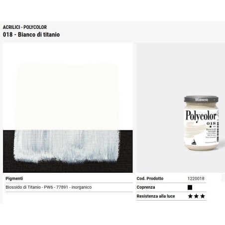 018 Bianco di Titanio - Maimeri Polycolor