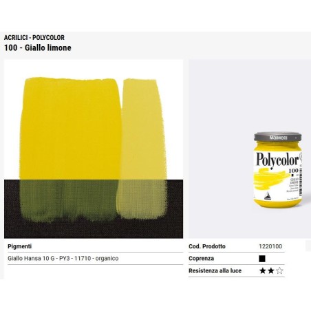 100 Giallo limone - Maimeri Polycolor