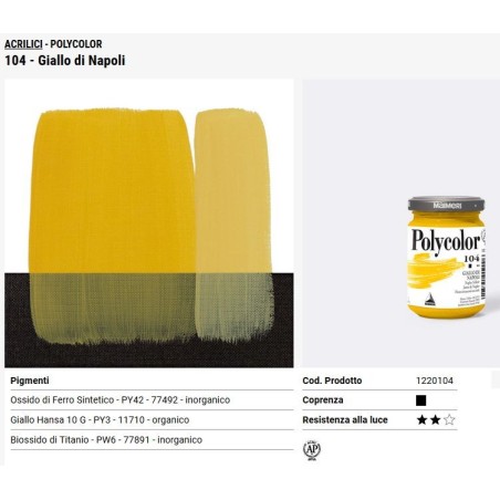 104 Giallo di Napoli - Maimeri Polycolor
