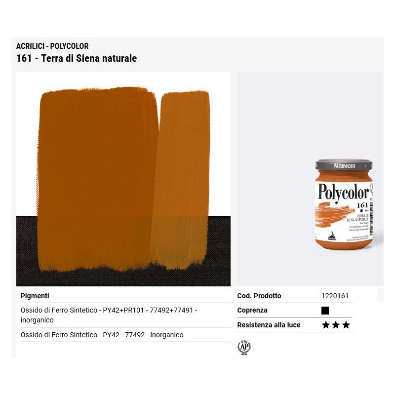 161 Terra di Siena naturale - Maimeri Polycolor