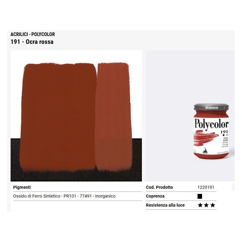 191 Ocra rossa - Maimeri Polycolor