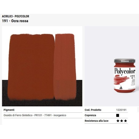 191 Ocra rossa - Maimeri Polycolor