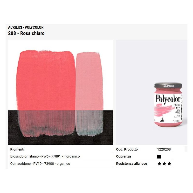 208 Rosa chiaro - Maimeri Polycolor