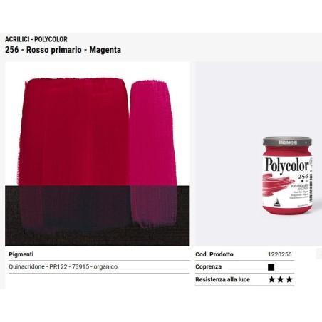 256 Rosso primario magenta - Maimeri Polycolor