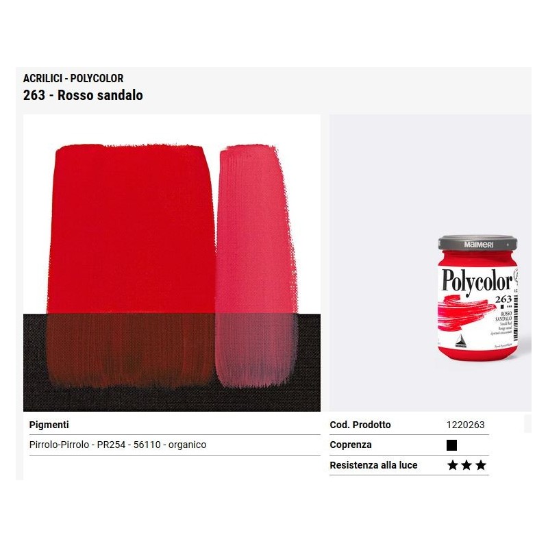 263 Rosso sandalo - Maimeri Polycolor