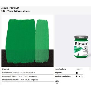 304 Verde brillante chiaro - Maimeri Polycolor