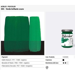 305 Verde brillante scuro - Maimeri Polycolor