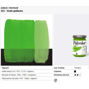 323 Verde giallastro - Maimeri Polycolor
