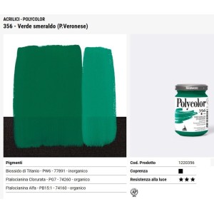 356 Verde smeraldo - Maimeri Polycolor