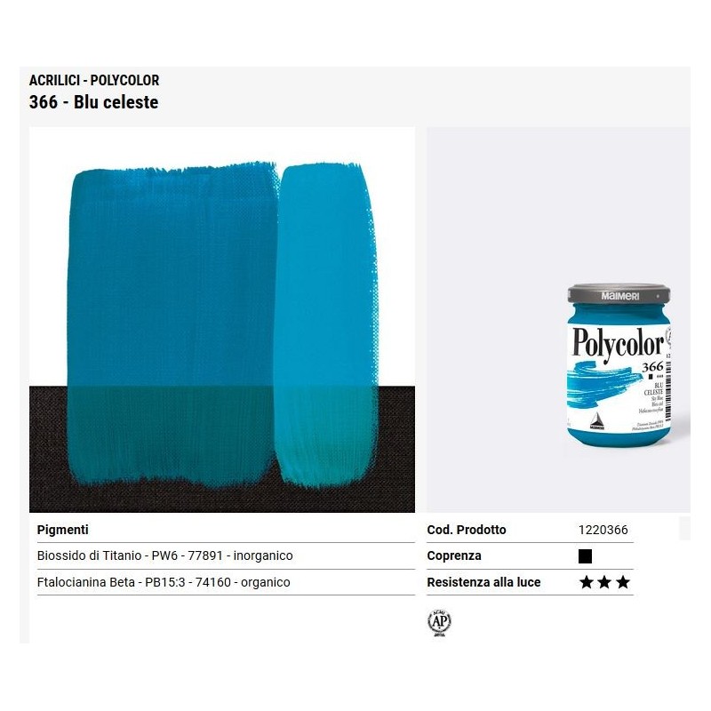 366 Blu celeste - Maimeri Polycolor