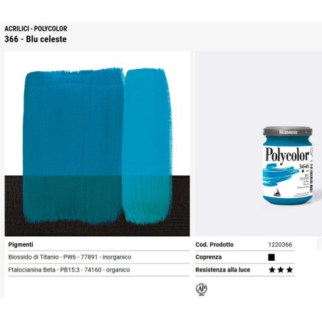 366 Blu celeste - Maimeri Polycolor
