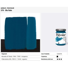 378 Blu ftalo - Maimeri Polycolor