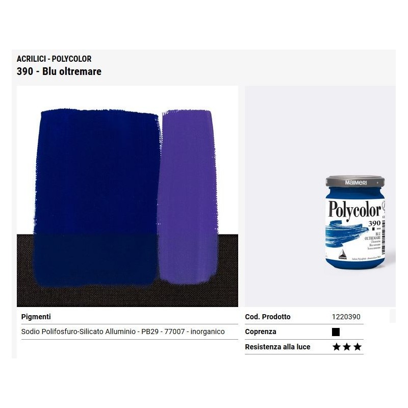 390 Blu oltremare - Maimeri Polycolor