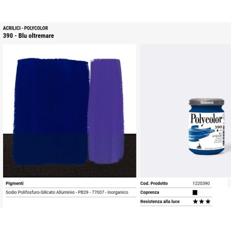 390 Blu oltremare - Maimeri Polycolor