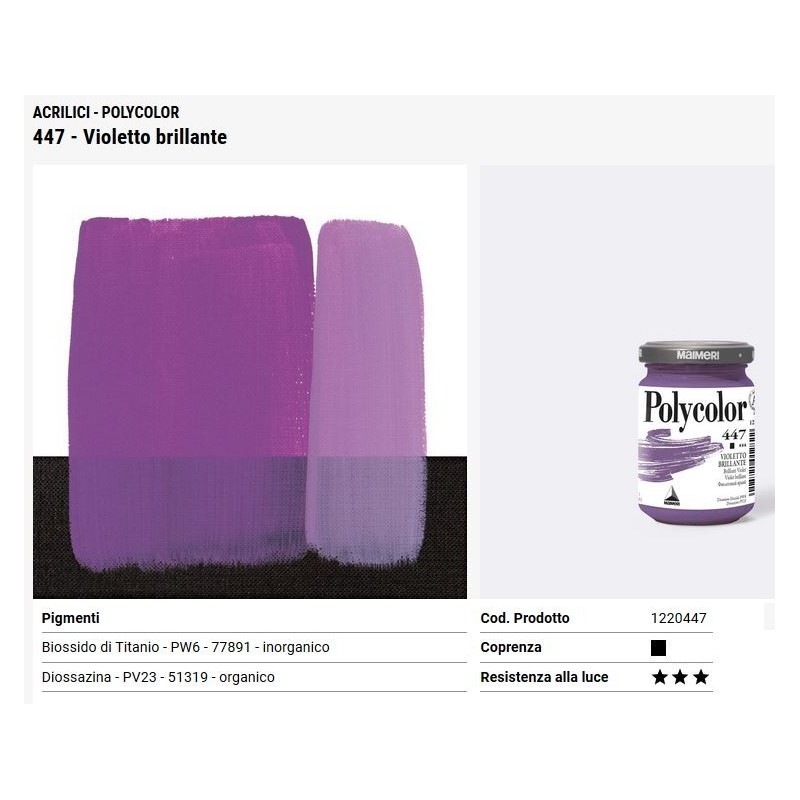 447 Violetto brillante - Maimeri Polycolor