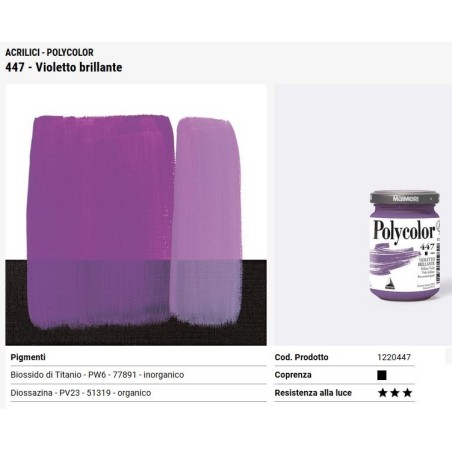 447 Violetto brillante - Maimeri Polycolor