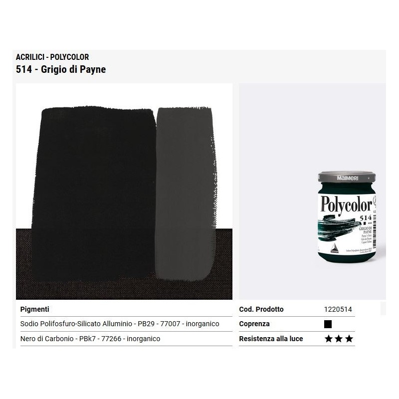 514 Grigio di Payne - Maimeri Polycolor