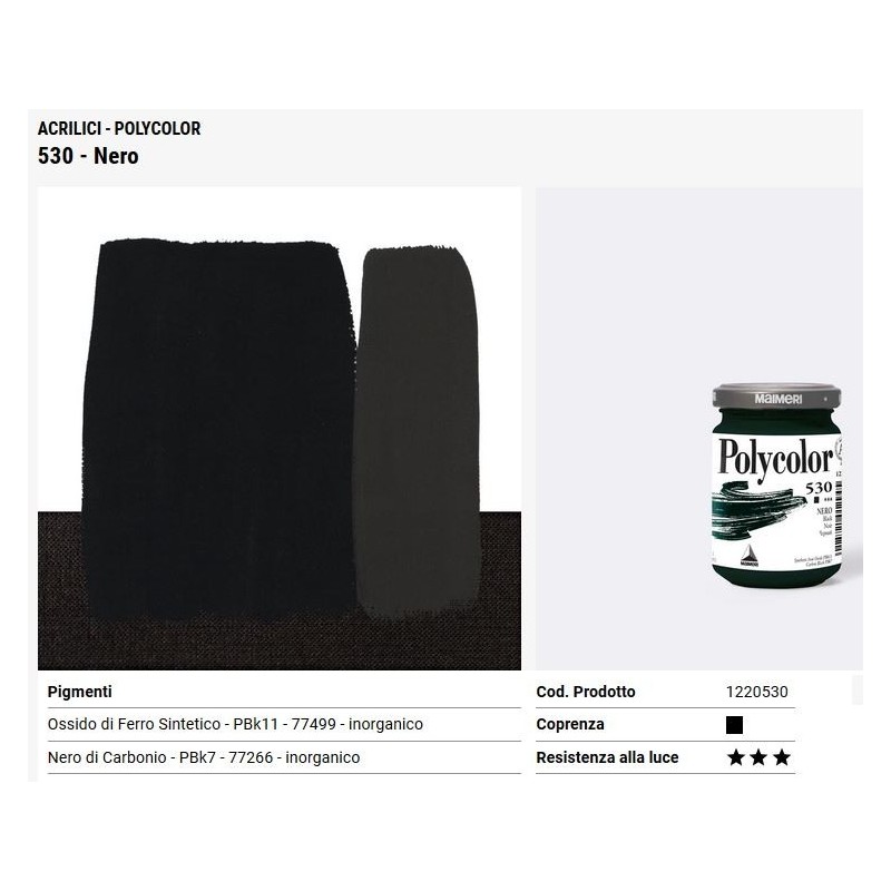 530 Nero - Maimeri Polycolor