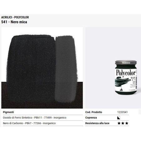 541 Nero mica - Maimeri Polycolor