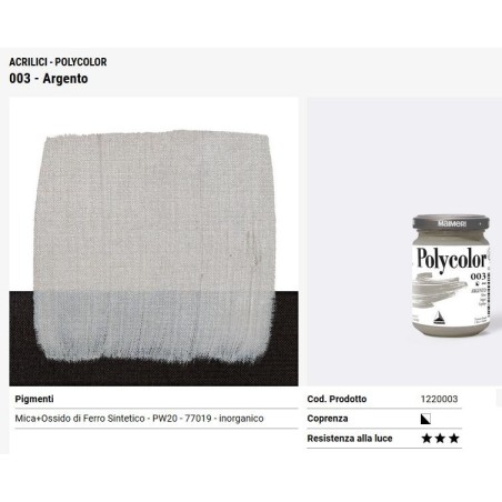 003 Argento - Maimeri Polycolor