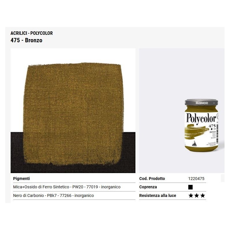 475 Bronzo - Maimeri Polycolor