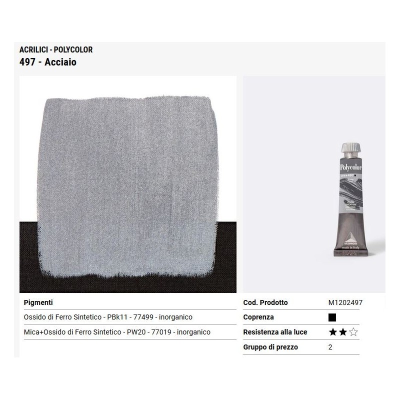 497 Acciaio - Maimeri Polycolor