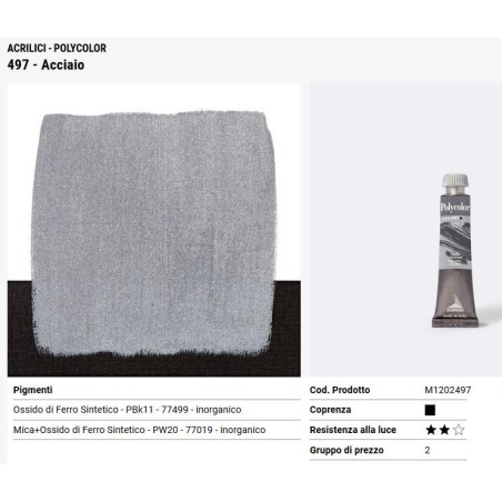 497 Acciaio - Maimeri Polycolor