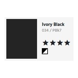 034 Ivory Black - Acquarello Aquafine