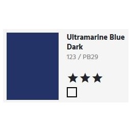 123 Ultramarine blue dark - Acquarello Aquafine
